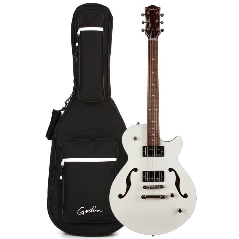 Godin (050222) Montreal Premiere HT Semi-hollow Electric Guitar - Trans White (Open Box) image 1