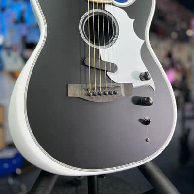 Fender Limited-edition Jack White Triplesonic Acoustasonic Telecaster - Blacktop Arctic White GET PLEK'D! 145 image 7