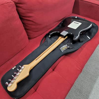 Fender "Squier Series" Standard Strat MIM with Bag 1994 - Black image 15