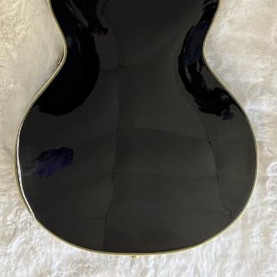 D'Angelico Excel Mini DC Semi-Hollow Body Electric Guitar Black, DAEMINIDCSBKGS image 2