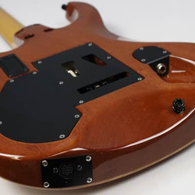 Vintage 2000 Brian Moore Custom Shop USA C55P Electric Guitar Upgraded with New Piezo, Synth and More, Natural, Highly Quilted Maple image 8