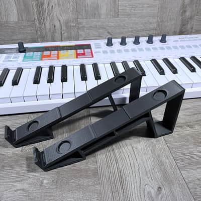 20º Angle Stand for Arturia Keystep PRO - Color BLACK - by KZcraftworks - USA image 8