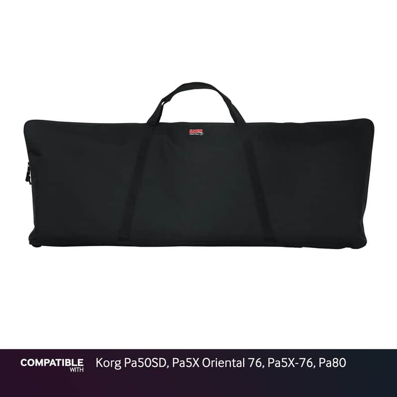 Gator Economy Keyboard Gig Bag for Korg Pa50SD, Pa5X Oriental 76, Pa5X-76, Pa80 image 1