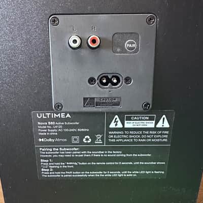 Ultimea Nova S80 Active Subwoofer U4120 Replacement Dolby Atmos Speaker image 4