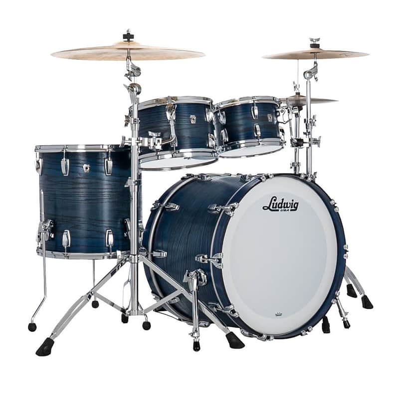 Ludwig L7462 Classic Oak Studio Outfit 7x10 / 8x12 / 16x16 / 16x22" Drum Set image 2