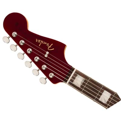 Fender Troy Van Leeuwen Signature Jazzmaster - Oxblood w/ Rosewood FB image 4