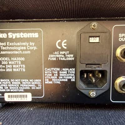 Hartke HA3500 Bass Amp Head image 6