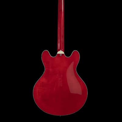 Eastman T486B-RD Thinline, Maple, Seymour Duncan Pickups, Bigsby, Red Finish - NEW image 5