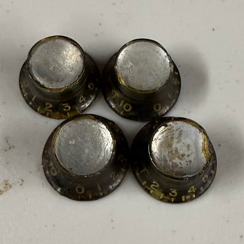 Gibson Reflector Knob Set 1960's (K-312) image 1