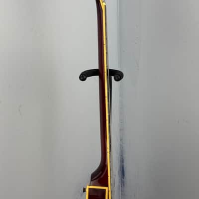 Jay Turser Hollow Body Electric Bass Guitar w/ Hardshell Case – Tobacco Sunburst image 12