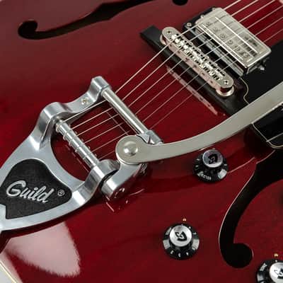 Guild Starfire V Cherry w Case - Cherry Pre Owned image 11