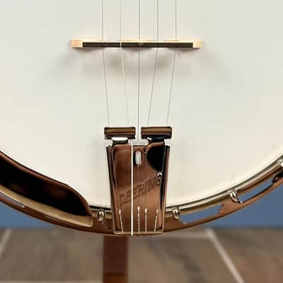 Custom Deering Rustic Wreath 5 String Banjo with Speed Finish Neck image 19