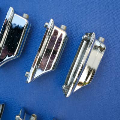 Rogers Beavertail Lugs Lot of 12 Bassdrum 70s image 12