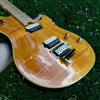 Peavey EVH Wolfgang with Floyd Rose 2004 - Transparent Amber w/paperwork image 4