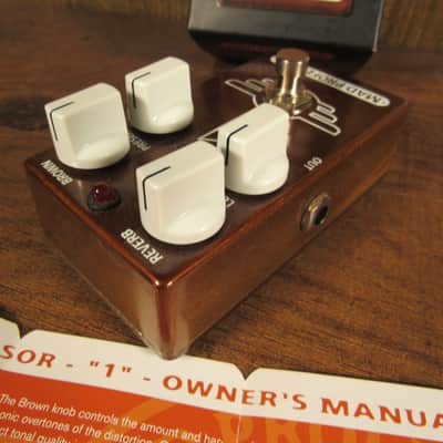 Mad Professor 1 Brown Sound Distortion / Reverb Effects Pedal LIKE NEW image 4