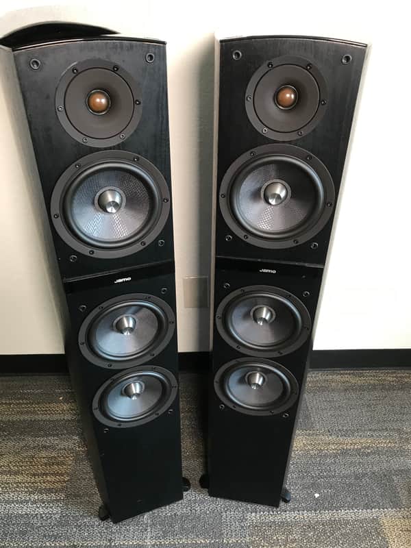 Jamo C 809 Concert Series Speaker Pair Black | Reverb
