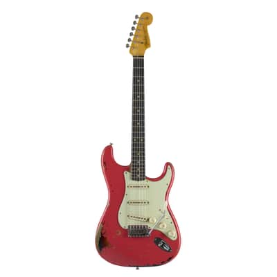 Fender '63 Strat Relic Michael Landau Signature Fiesta Red - Custom Electric Guitar image 1