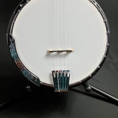 Gold Tone CC-100R Cripple Creek 5-String Banjo Blonde Natural Finish w/ Gig Bag image 2