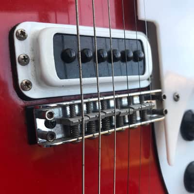 RARE 1985 Rickenbacker 360 Ruby Red …(actually a 360/12 currently strung as a 6 string) ... Original Hardcase image 4