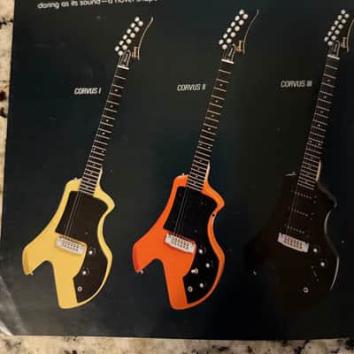 Gibson American series Catalog Corvus I II iii invader Challenger 80s image 5