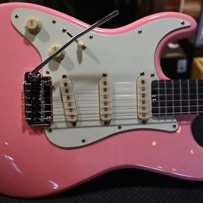 Schecter Nick Johnston Traditional SSS LH Atomic Coral #2706 image 1