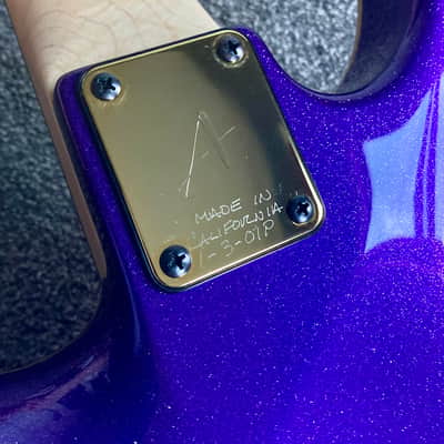Tom Anderson Guitarworks Drop Top 7 String 2001 - Purple Sparkle 1 of 17 Built! image 9