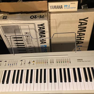 Yamaha PS-20 Automatic Bass Chord System 1981 Keyboard Synth + Stand image 3