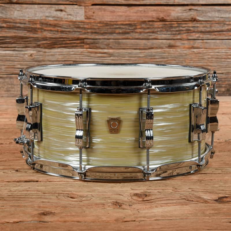 Ludwig Classic Maple 6x14 USED Olive Pearl image 1