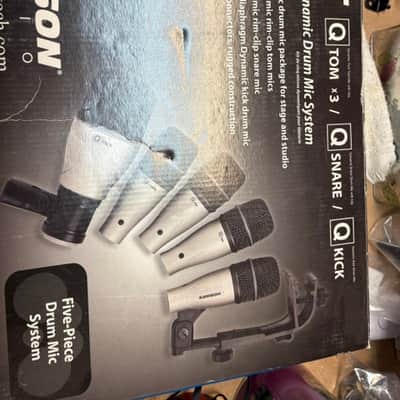 Samson 5Kit 5 Piece Drum Mic Set 2010s - Silver/Black image 2