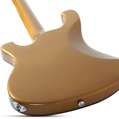 Schecter DIAMOND SERIES Stargazer-6 Vibrato Metallic Gold 6-String Electric Guitar image 5