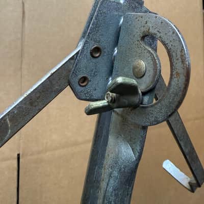 Vintage Snare Drum Stand – Adjustable Tripod – Project / Parts – Poor Condition image 13