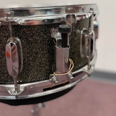 Mapex 14x5.5 8-Lug Snare Drum — Black Sparkle image 3