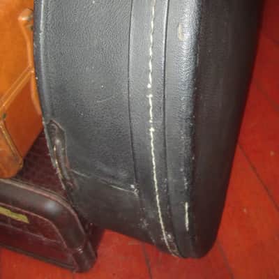 ~1965 Gibson ES-335 Hardshell Case Grey with Yellow Interior image 5