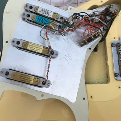 1994 Fender Jeff Beck Artist Series Stratocaster Vintage White Bild 23