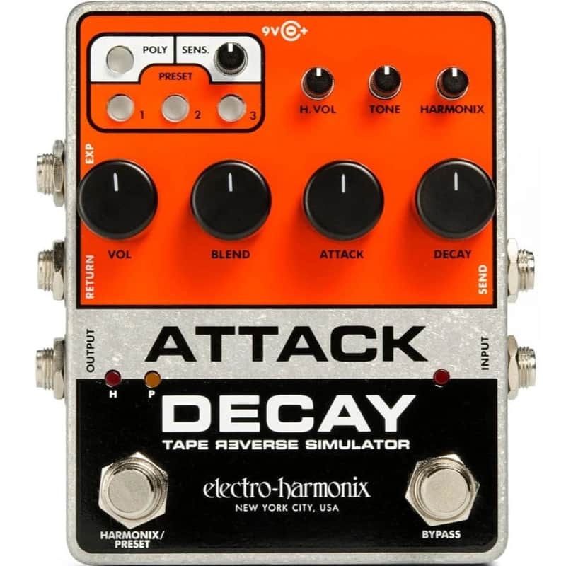 electro-harmonix ATTACK DECAY 中古 Electro-Harmonix Attack Decay Reverse Tape Simulator | Reverb Canada
