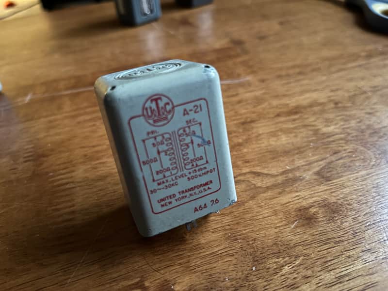 UTC A-21 - (2 of 3) 1960s Repeat Transformer Tested/Working - Spectra Sonics or Color Box image 1