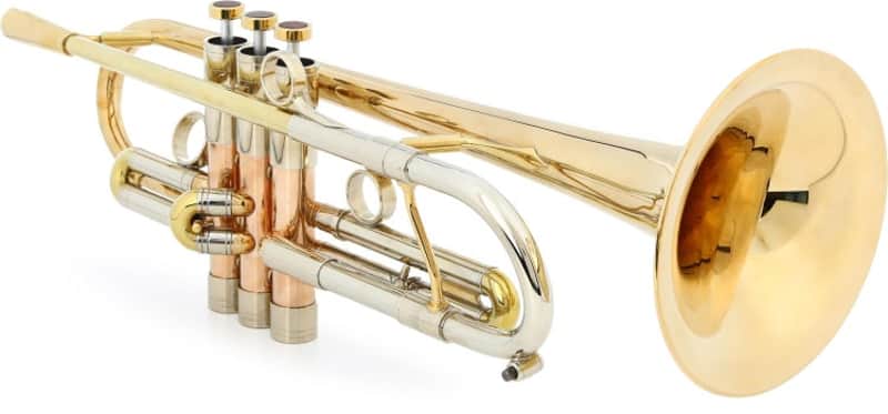 Adams Brass A4 Bb Trumpet - Raw Gold Brass image 1