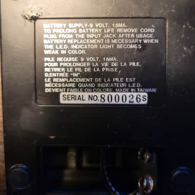 Boss RV-2 Digital Reverb (Dark Gray Label) 1987 - 1989 - Gray image 7