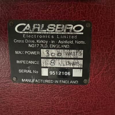 Carlsbro GLX 412 B - Gitarrenbox Rot image 6
