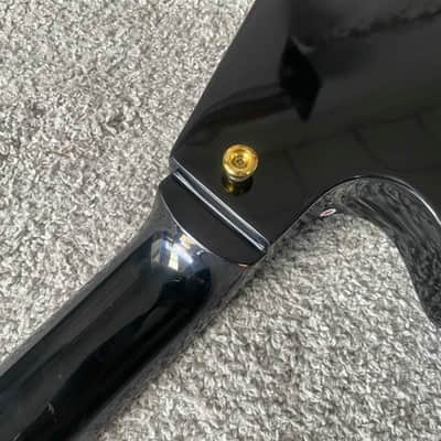 Custom Black Electric Guitar, Mahogany Body, Maple Neck, Rosewood Fingerboard image 5