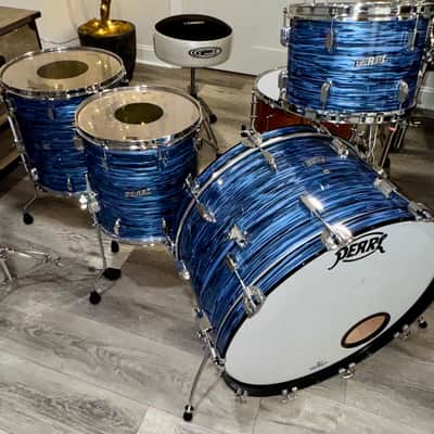 Pearl President Deluxe Series 26/16/14/13 - Blue Ripple image 4