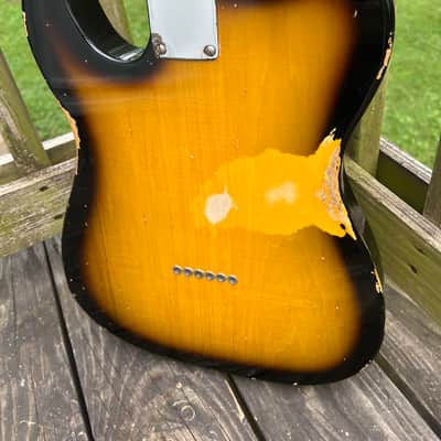 Fender Road Worn '50s Telecaster 2009 - Rare First Year 1st Gen 2-Color Sunburst - SUPER LIGHT 6.6 lbs! Updgrades image 9