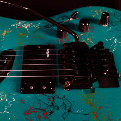 Washburn EC29 1989 - Turquoise image 10