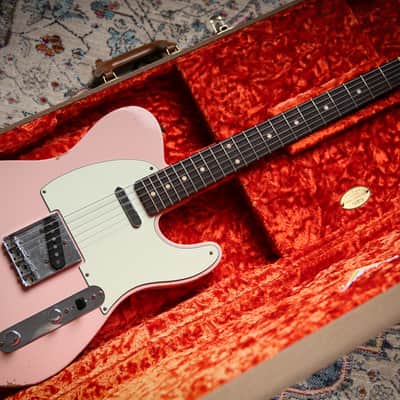 2021 Fender Custom Shop 59' Telecaster Relic Shell Pink image 7