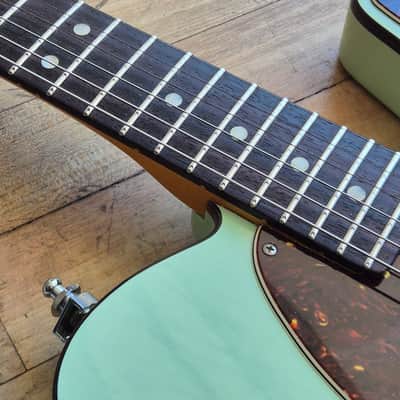 Fender American Ultra Luxe Telecaster 2022 - Transparent Surf Green image 9