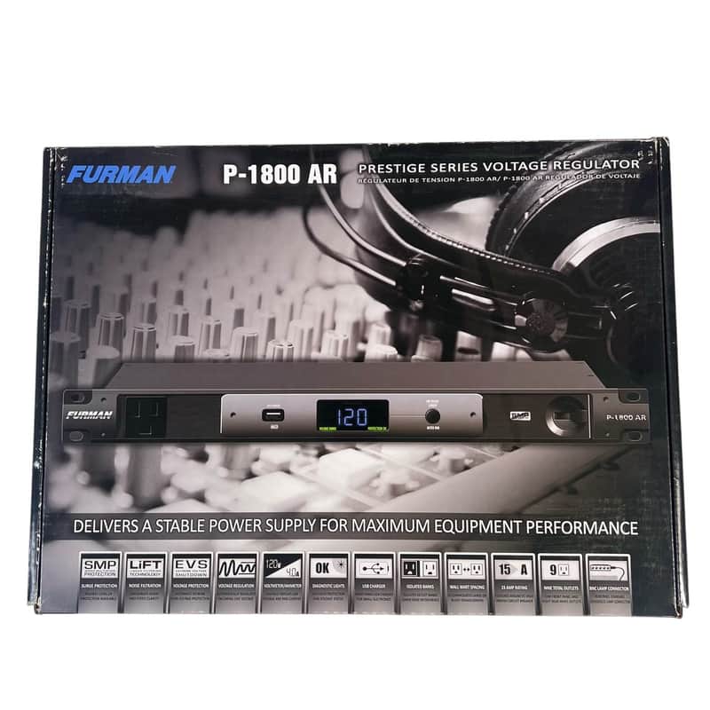 Furman P-1800 AR Rackmount Voltage Regulator & Power Conditioner image 1