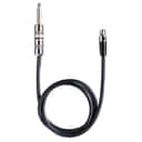 Like New Shure WA302 95A12525 1/4-inch TA4F Guitar Instrument Cable Wireless Bodypack Transmitter 4-Pin Mini Connector (TA4F) to 1/4" Straight Connector Line 6 G50 G55 G90 Relay AKG Lock T1 UT1 SC1 BLX1 PG1 PGX1 GLXD1 QLXD1 SLX1 LX1 ULX1 UC1 UR1 UR1M U1
