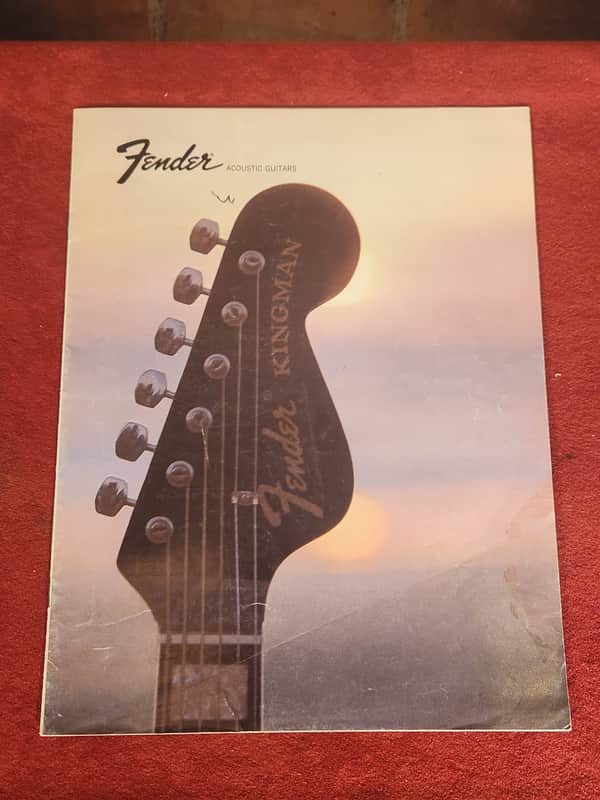 1970 Fender Acoustic Guitars Catalog-Great Color image 1