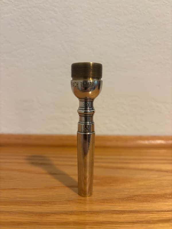 Vincent Bach 1-1/2B 23 Throat 24 Backbore Trumpet Mouthpiece Underpart image 1