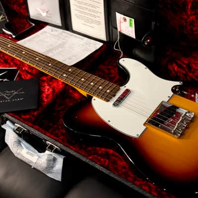 Fender Custom Shop '60 Reissue Telecaster Relic NAMM 2018 Custom Built 3 Tone Sunburst Limited Edition image 16